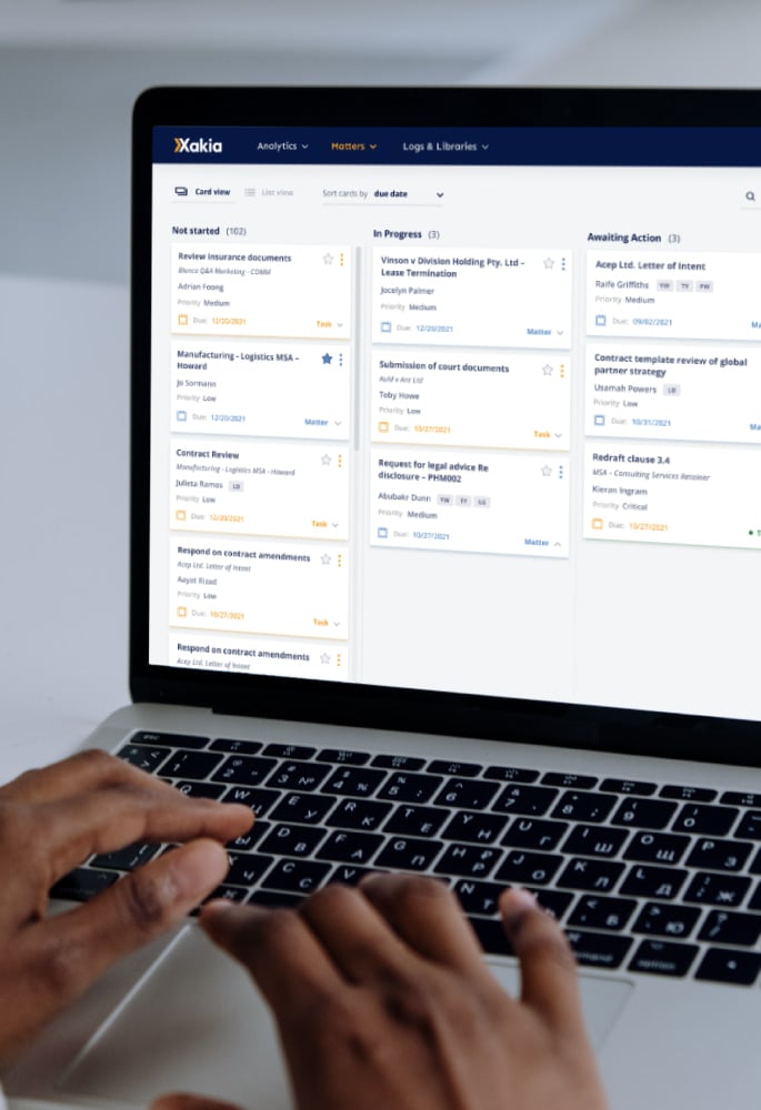 Legal Matter Management Software | Matter Management Solution - Xakia